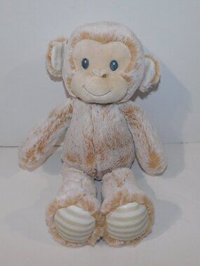 Aurora Baby Ebba Cuddlers 14" Plush stuffed Marlow Monkey Soft Tan Cream Lovey